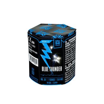 Argento Feuerwerk Silvester Batterie Feuerwerk "Blue Thunder"